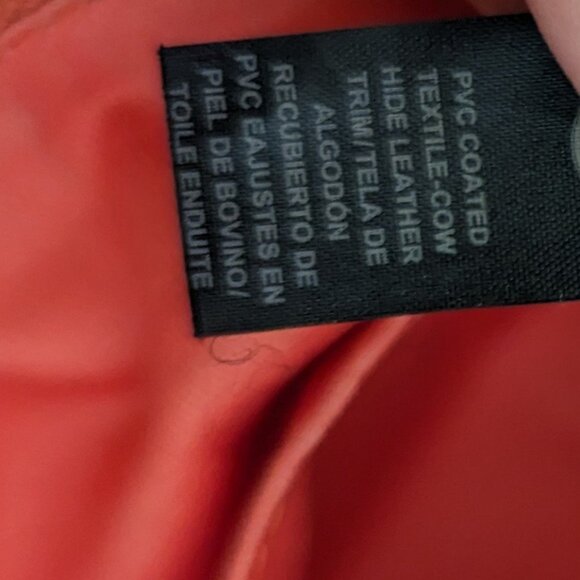 Fossil beige striped explorer crossbody purse. Beige brown and orange. - Picture 6 of 6